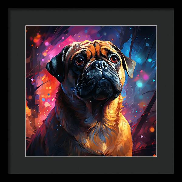 Pugs Prism - Framed Print