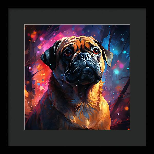 Pugs Prism - Framed Print