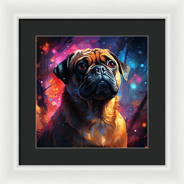 Pugs Prism - Framed Print