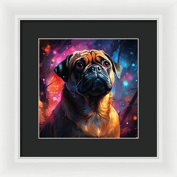 Pugs Prism - Framed Print