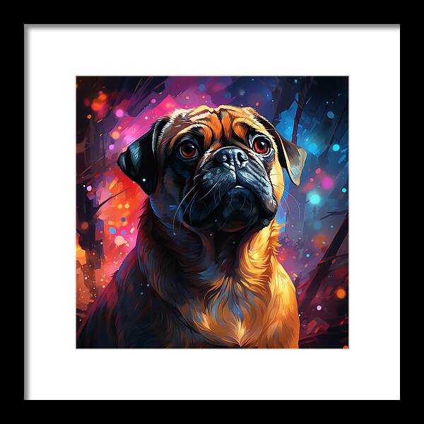Pugs Prism - Framed Print