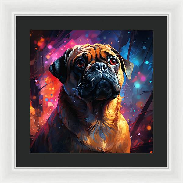 Pugs Prism - Framed Print