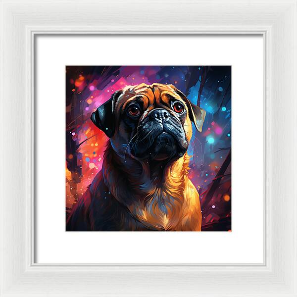 Pugs Prism - Framed Print