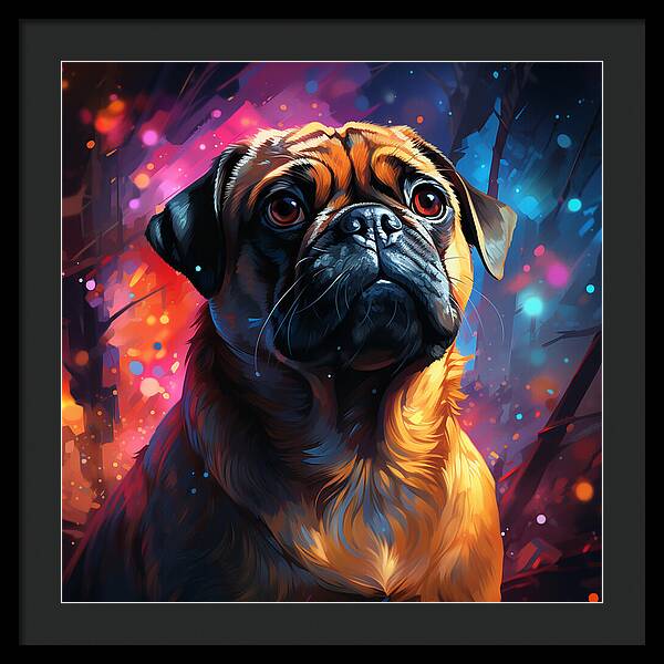Pugs Prism - Framed Print