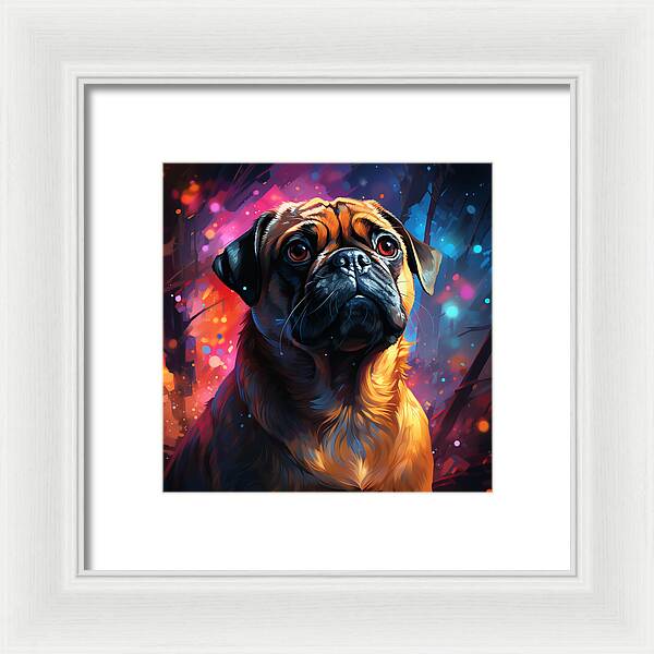 Pugs Prism - Framed Print