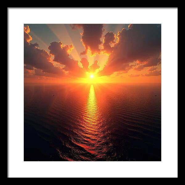 Radiant Horizons - Framed Print