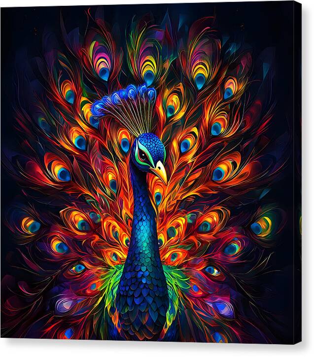 Radiant Plumage - Canvas Print