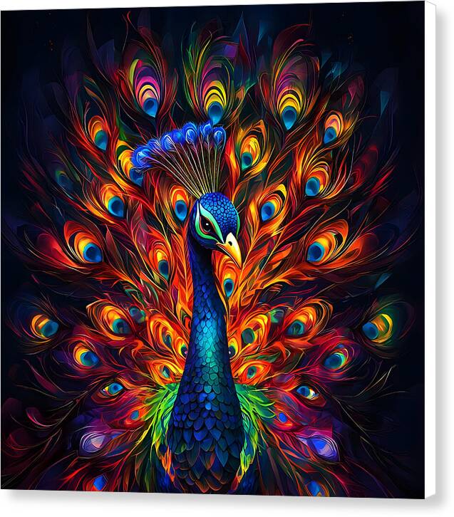 Radiant Plumage - Canvas Print