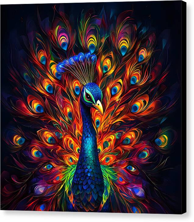 Radiant Plumage - Canvas Print