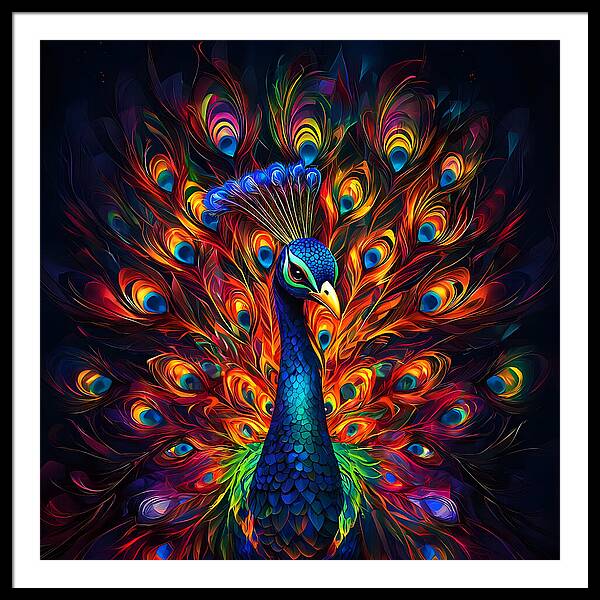 Radiant Plumage - Framed Print