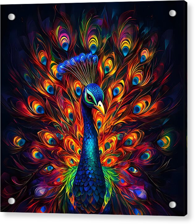 Radiant Plumage - Acrylic Print