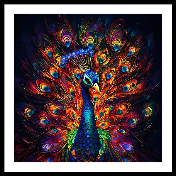 Radiant Plumage - Framed Print