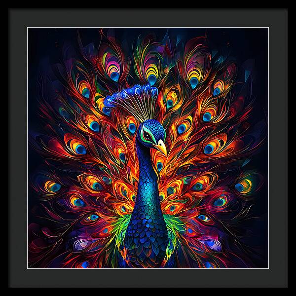 Radiant Plumage - Framed Print