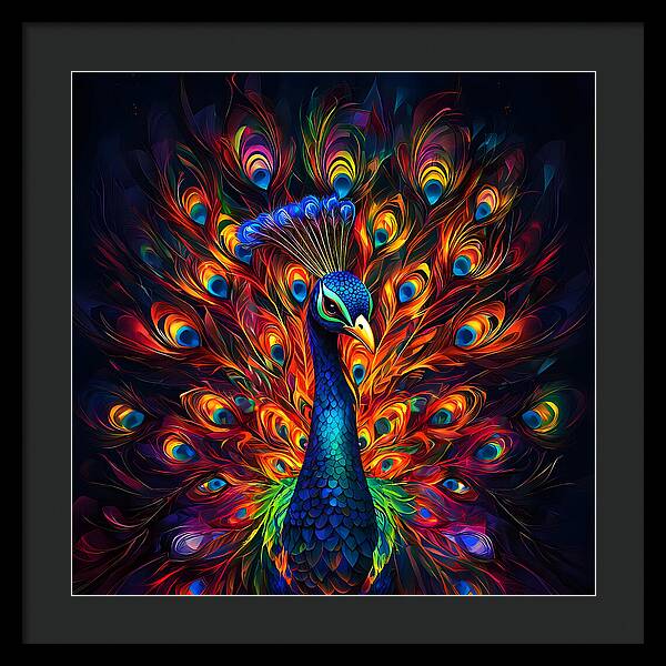 Radiant Plumage - Framed Print