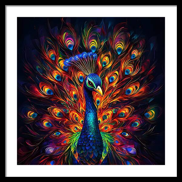 Radiant Plumage - Framed Print