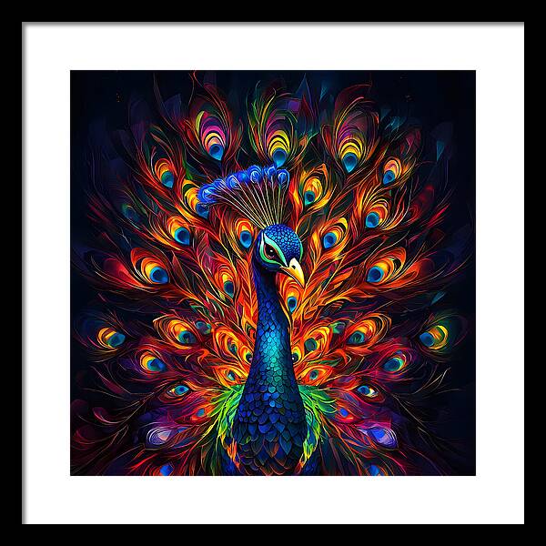 Radiant Plumage - Framed Print