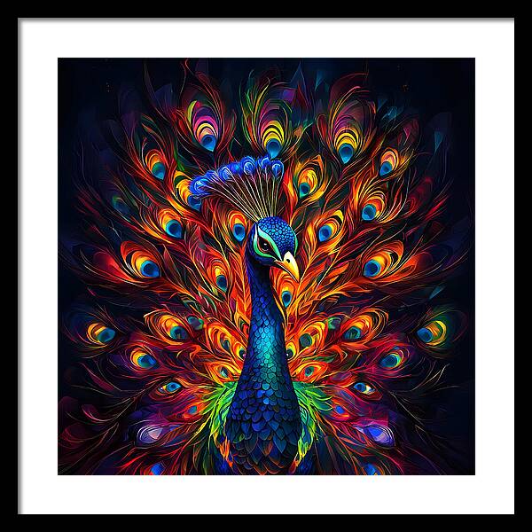 Radiant Plumage - Framed Print