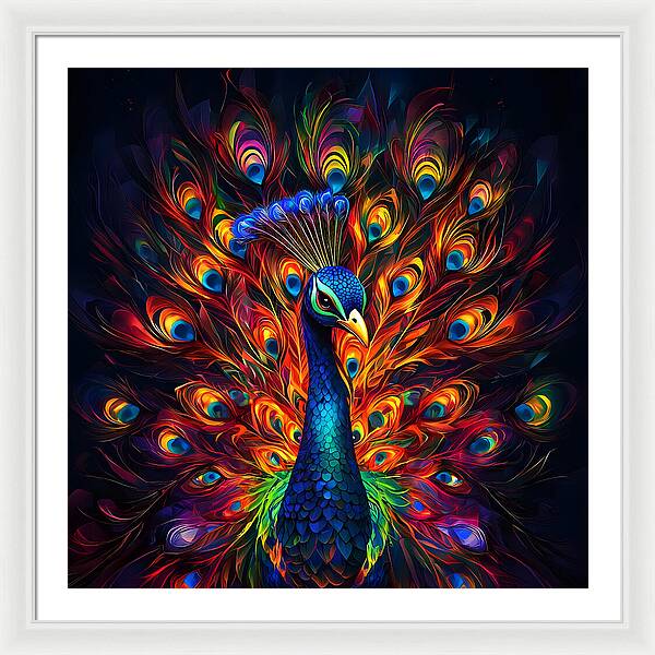 Radiant Plumage - Framed Print