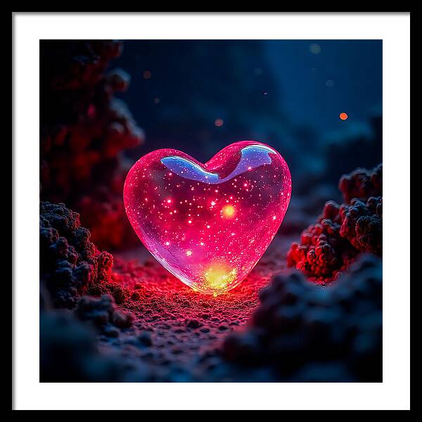 Radiant Pulse - Framed Print