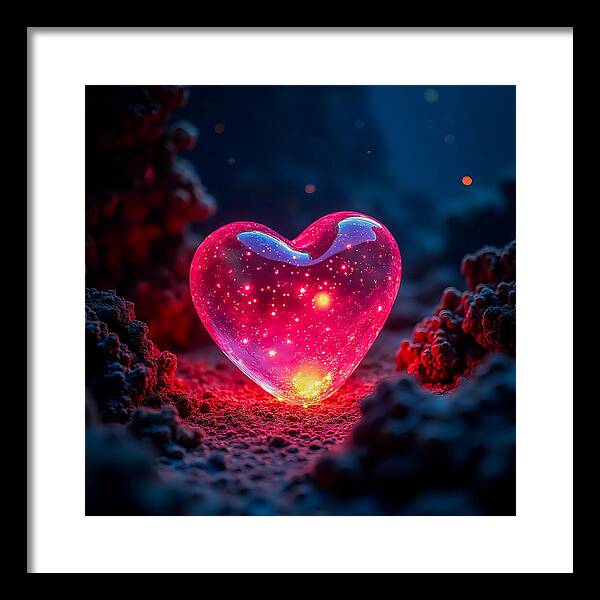 Radiant Pulse - Framed Print