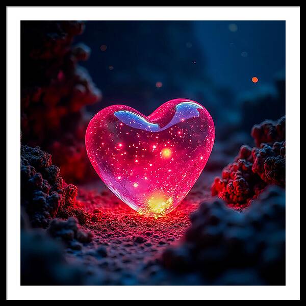 Radiant Pulse - Framed Print