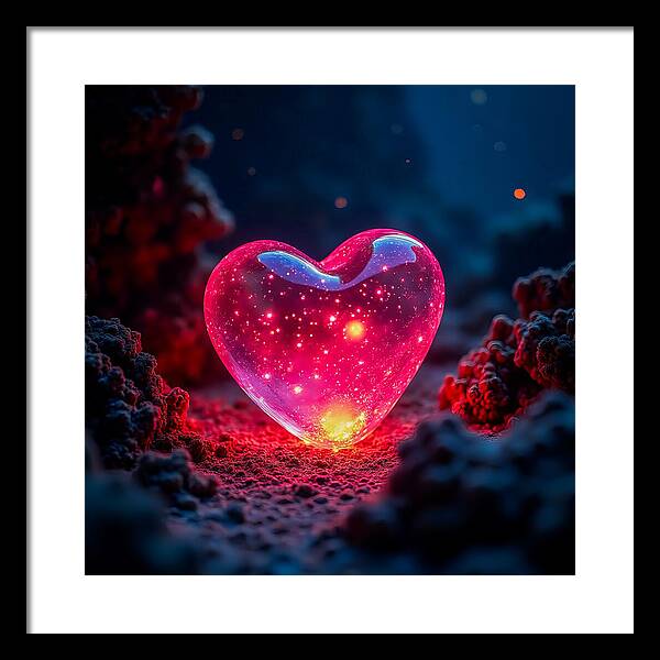 Radiant Pulse - Framed Print