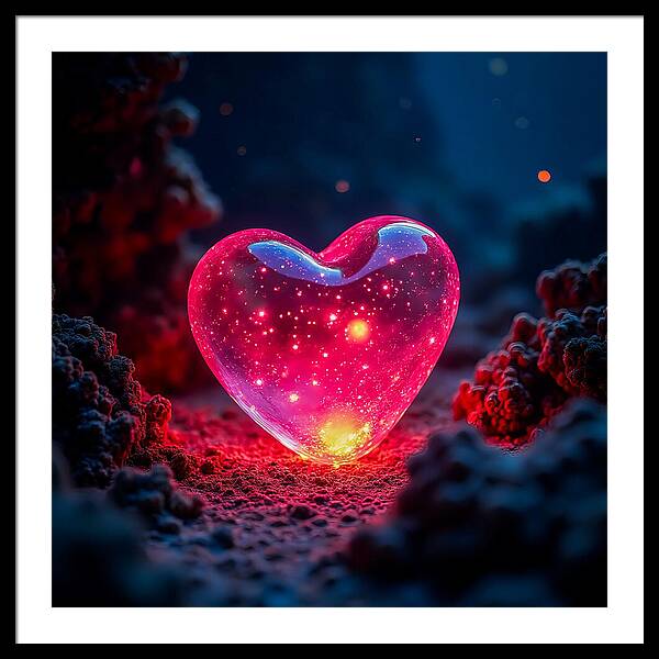 Radiant Pulse - Framed Print