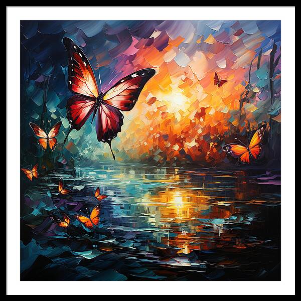 Radiant Reflections - Framed Print