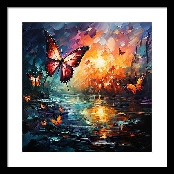 Radiant Reflections - Framed Print