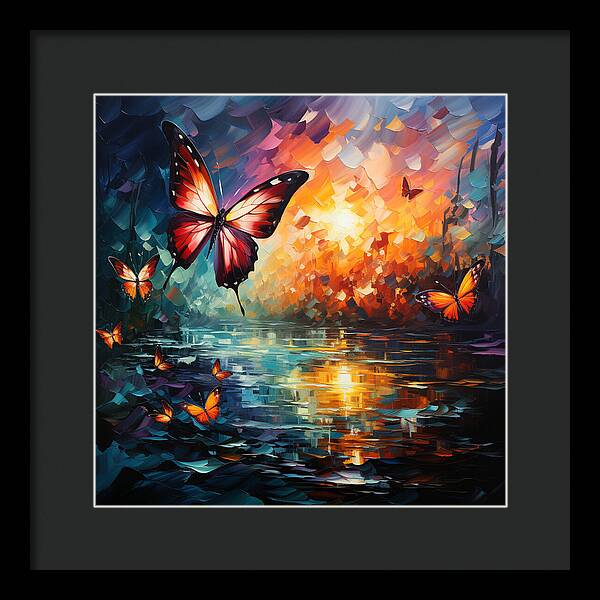 Radiant Reflections - Framed Print