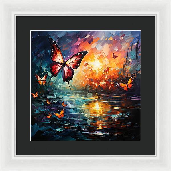 Radiant Reflections - Framed Print