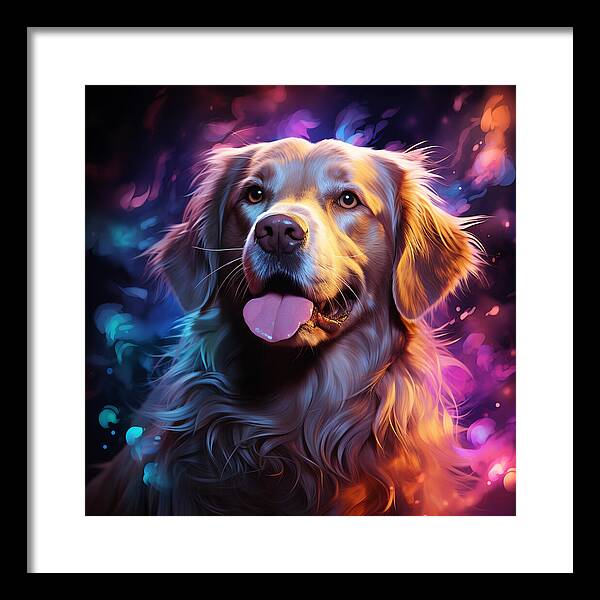 Radiant Retriever - Framed Print