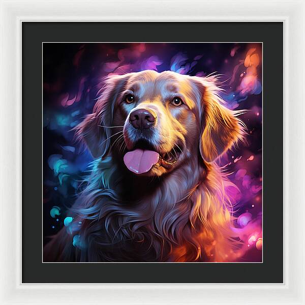 Radiant Retriever - Framed Print