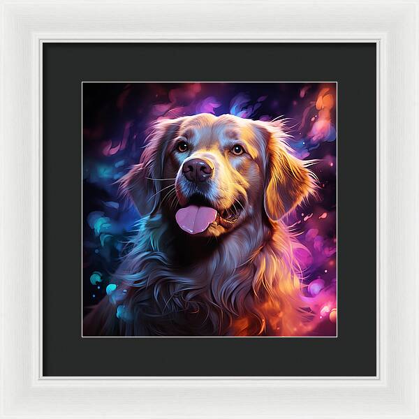 Radiant Retriever - Framed Print