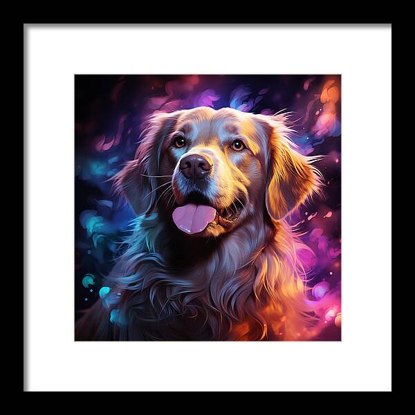 Radiant Retriever - Framed Print