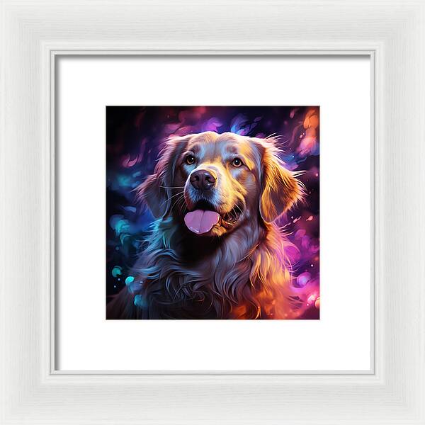Radiant Retriever - Framed Print