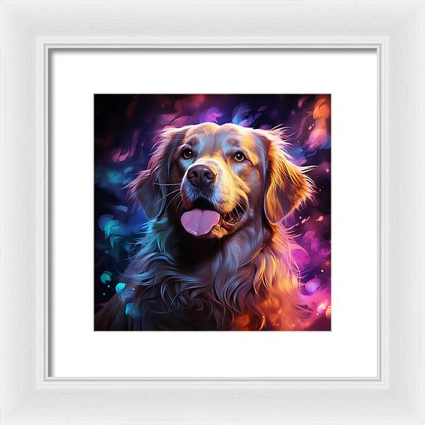 Radiant Retriever - Framed Print
