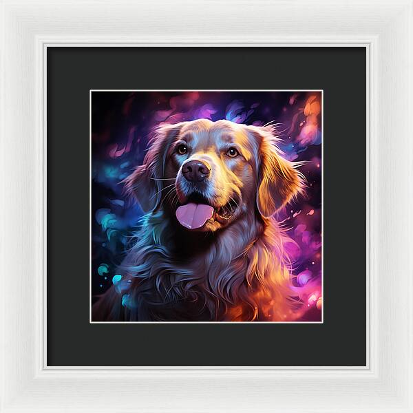 Radiant Retriever - Framed Print