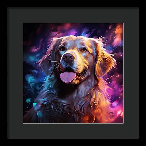 Radiant Retriever - Framed Print