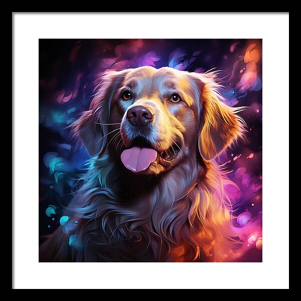 Radiant Retriever - Framed Print