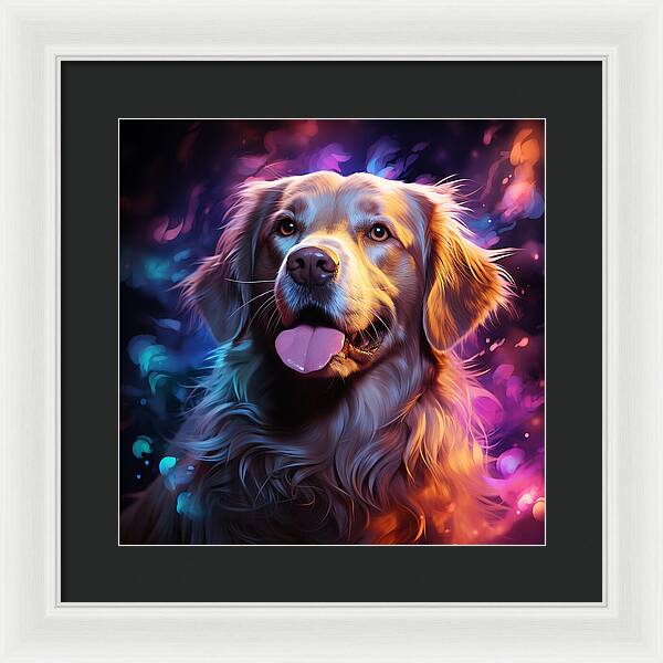 Radiant Retriever - Framed Print