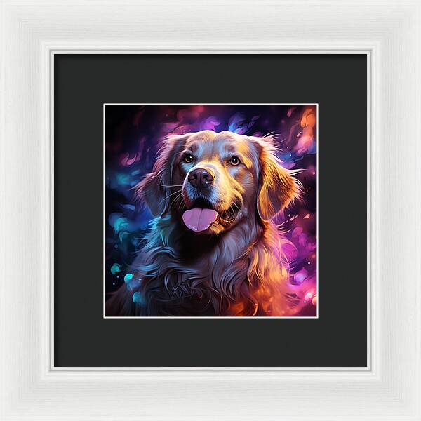 Radiant Retriever - Framed Print