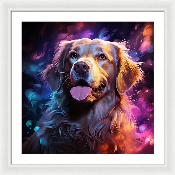 Radiant Retriever - Framed Print