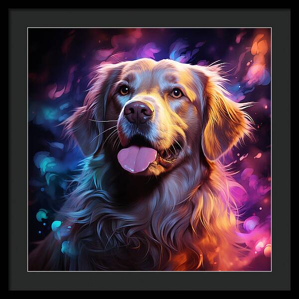 Radiant Retriever - Framed Print
