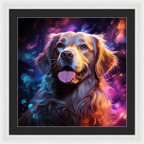 Radiant Retriever - Framed Print
