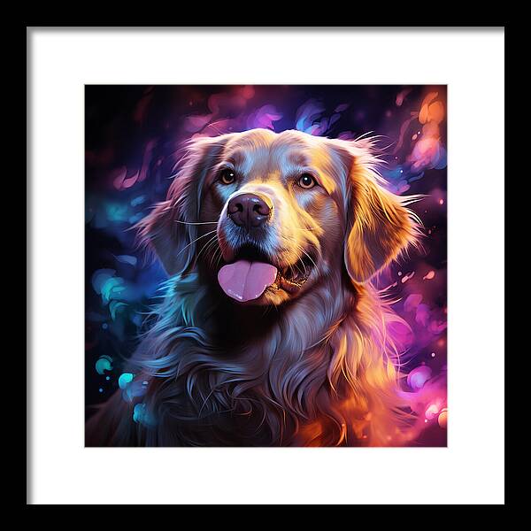 Radiant Retriever - Framed Print