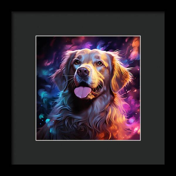 Radiant Retriever - Framed Print