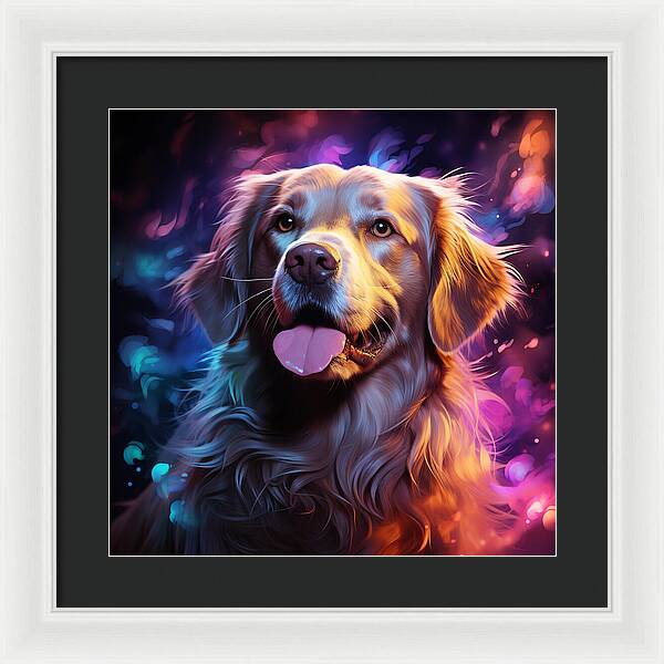 Radiant Retriever - Framed Print