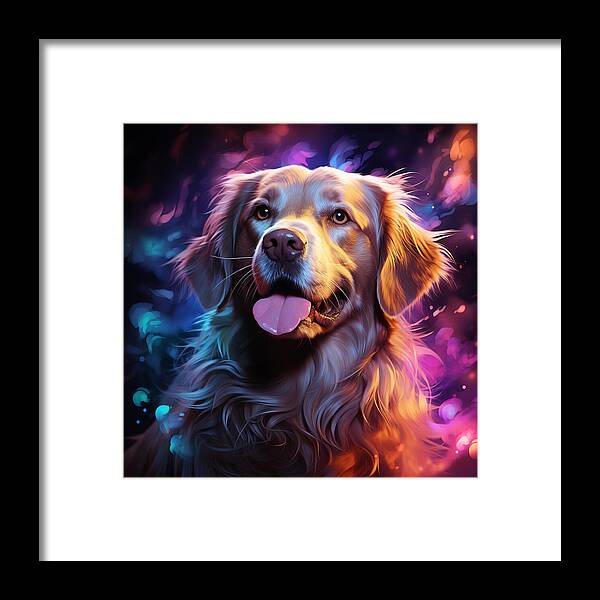Radiant Retriever - Framed Print