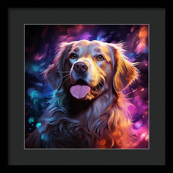 Radiant Retriever - Framed Print